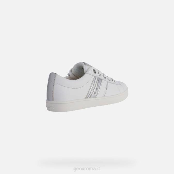 kate ragazza FX0W1861 bianco/argento Geox