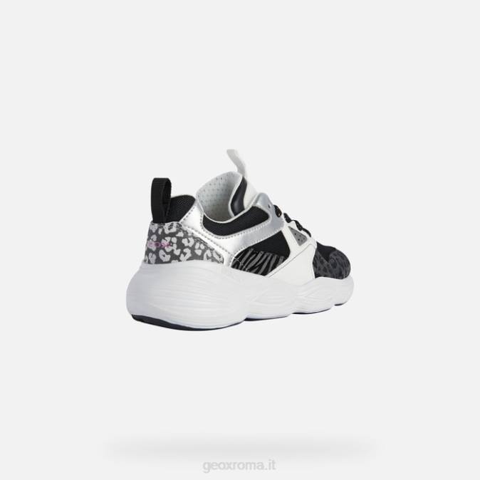ragazza bolla FX0W1244 nero bianco Geox