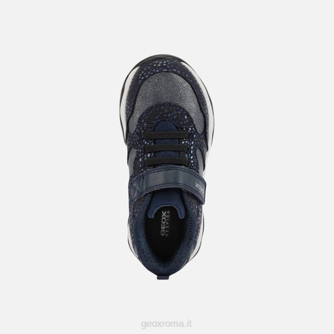 ragazza calca FX0W1091 argento navy/dk Geox