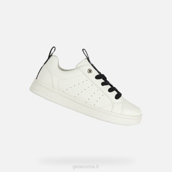 ragazza djrock FX0W1874 bianco nero Geox