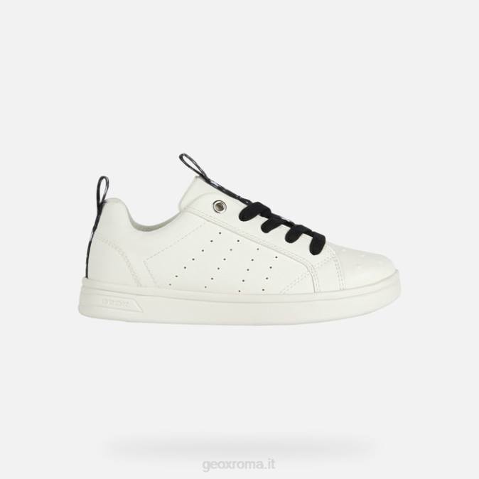 ragazza djrock FX0W1874 bianco nero Geox