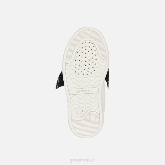ragazza djrock FX0W1889 bianco nero Geox