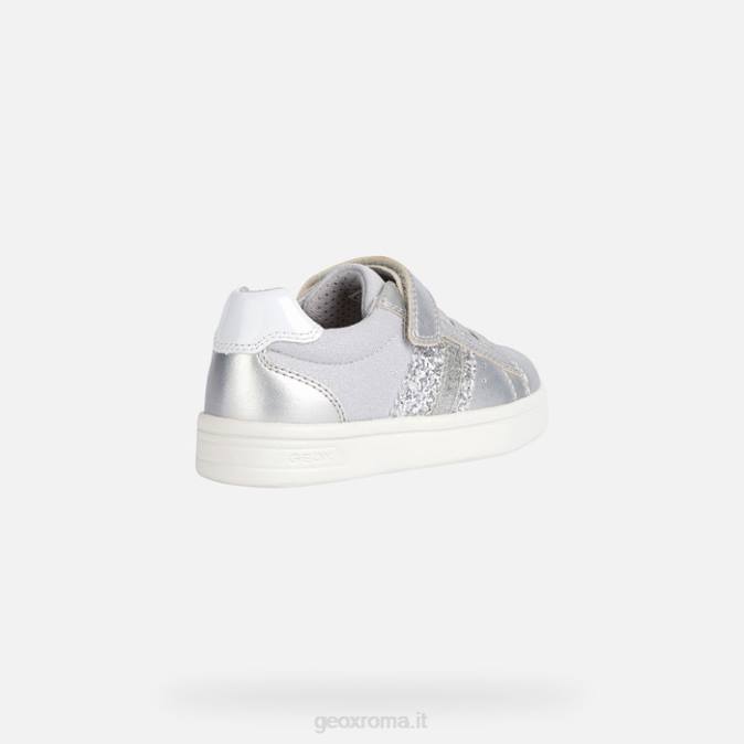 ragazza djrock FX0W1906 argento Geox