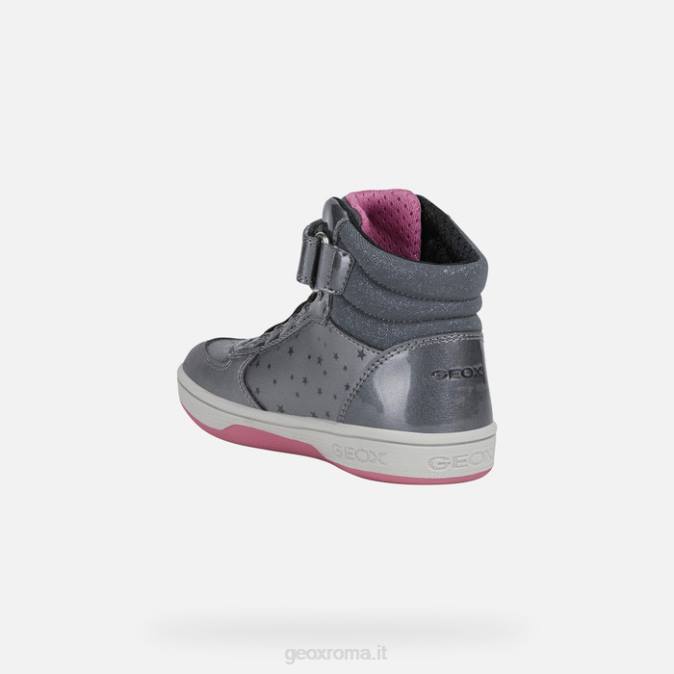 ragazza maltina FX0W1157 argento scuro/fucsia Geox