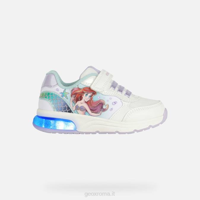 ragazza del club spaziale FX0W1114 bianco/mare d'acqua Geox