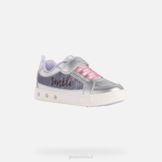 ragazza skylin FX0W1220 argento/fucsia Geox