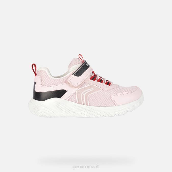 ragazza sprint FX0W1899 rosa chiaro/nero Geox