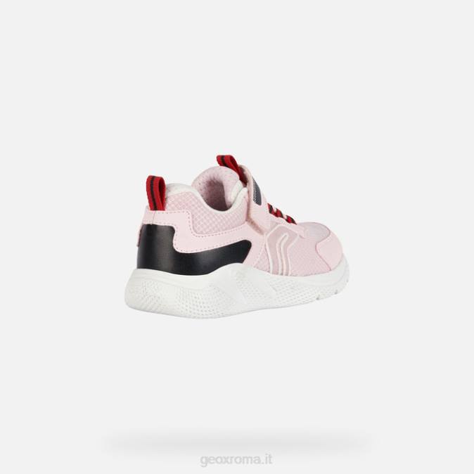 ragazza sprint FX0W1899 rosa chiaro/nero Geox