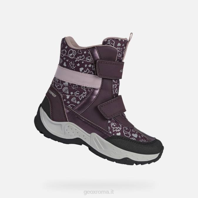 ragazza sentiero FX0W1253 prugna/rosa scuro Geox