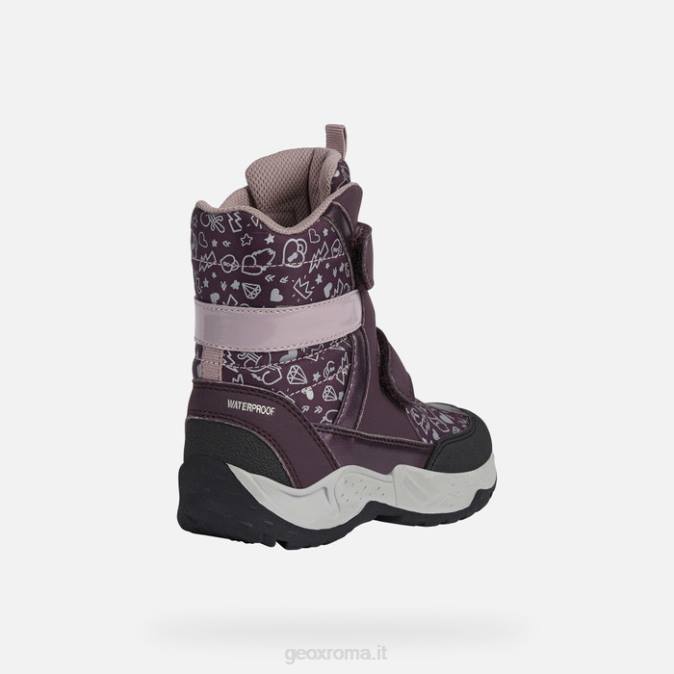 ragazza sentiero FX0W1253 prugna/rosa scuro Geox