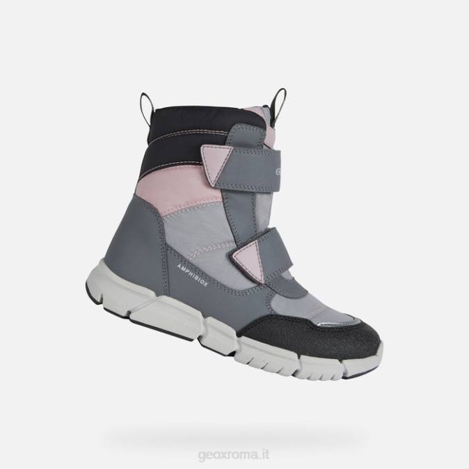 flexyper abx junior FX0W1041 grigio/rosa Geox