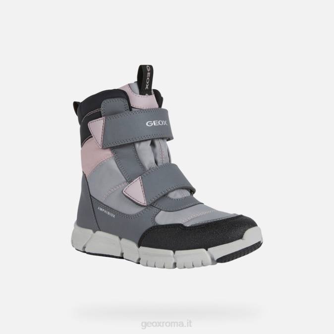 flexyper abx junior FX0W1041 grigio/rosa Geox