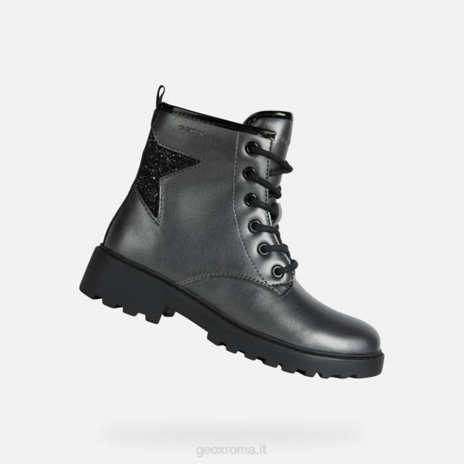 ragazza casey FX0W1214 grigio scuro/nero Geox