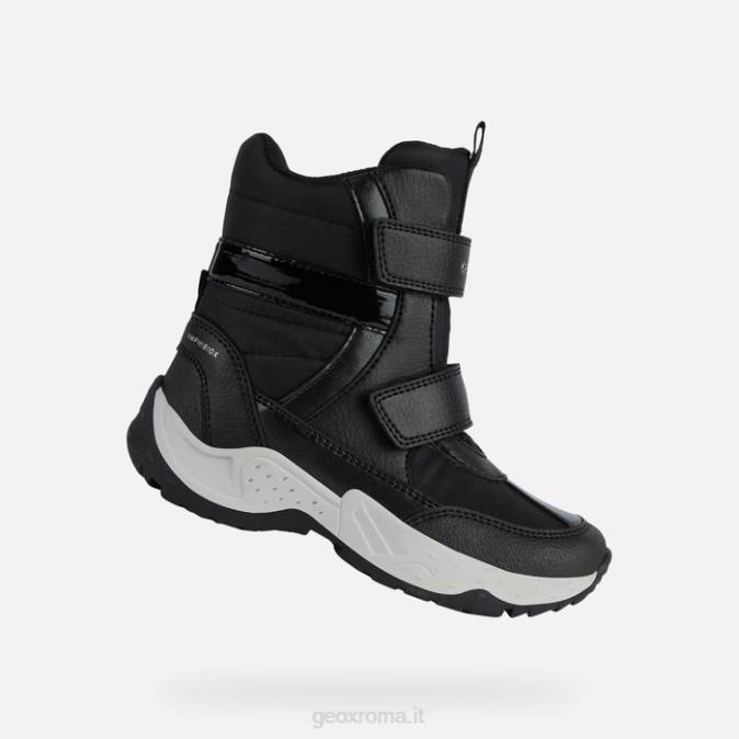 sentiero abx ragazza FX0W1014 nero Geox
