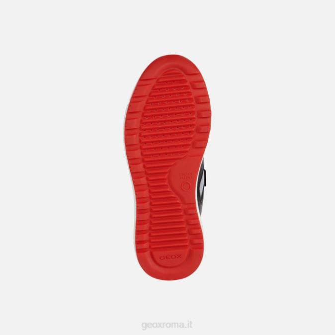 alben junior FX0W1133 nero rosso Geox