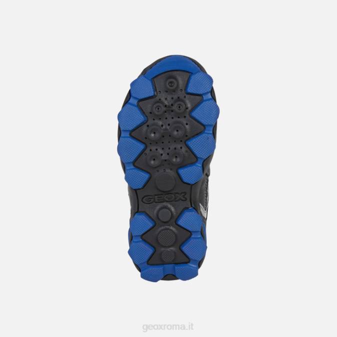 buller junior FX0W1009 nero rosso Geox