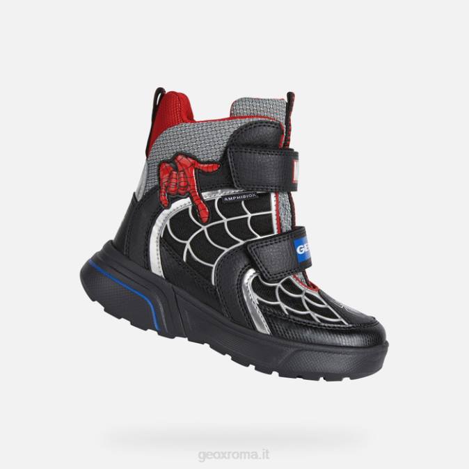 sveggen abx junior FX0W1015 nero rosso Geox