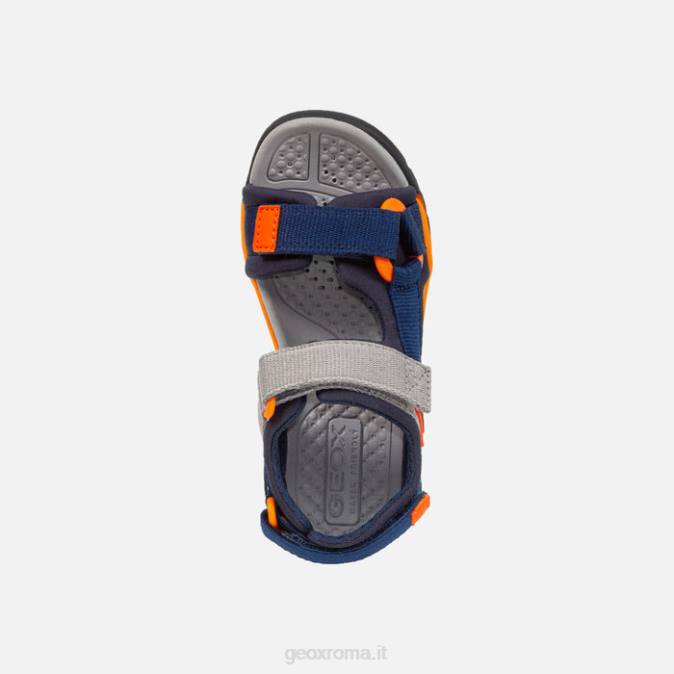 ragazzo boreale FX0W1315 blu marino/arancione Geox