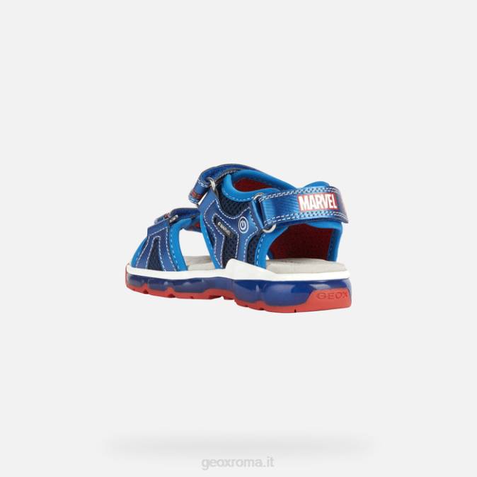 sandalo android junior FX0W1046 marina/reale Geox
