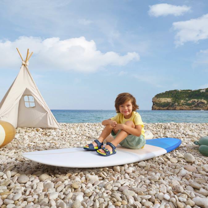 sandalo fusbetto junior FX0W1054 marina/lime Geox