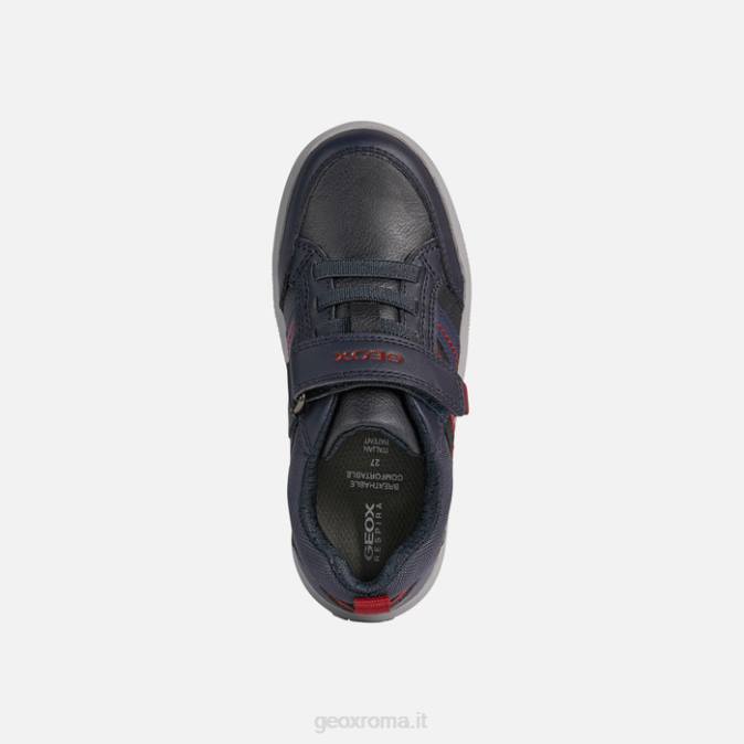 arzach ragazzo FX0W1309 blu marino/rosso Geox