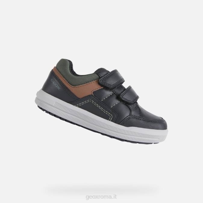 arzach ragazzo FX0W1972 nero/ruggine Geox