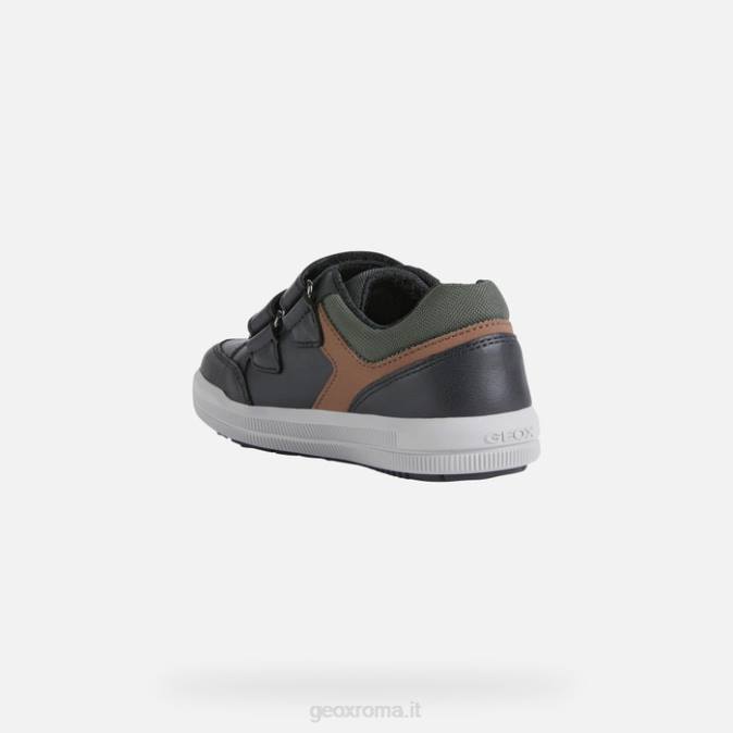 arzach ragazzo FX0W1972 nero/ruggine Geox