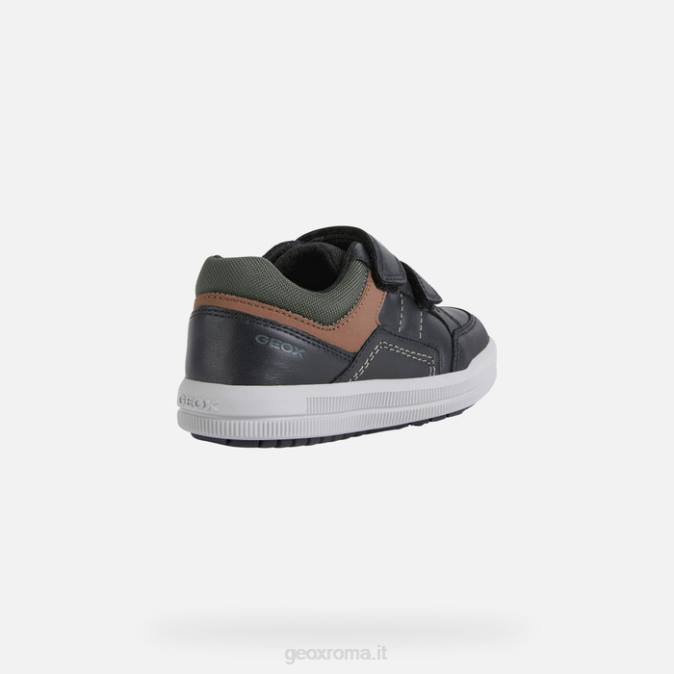 arzach ragazzo FX0W1972 nero/ruggine Geox