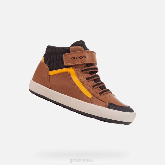 gisli ragazzo FX0W1343 lt marrone/nero Geox