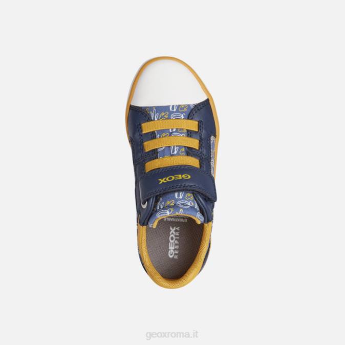 gisli ragazzo FX0W1391 avio/giallo scuro Geox