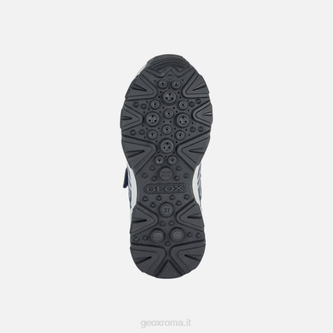 magnetar abx junior FX0W1051 blu marino/arancione Geox