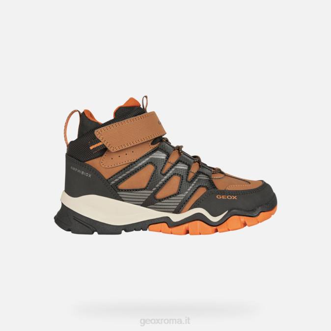 montrack abx ragazzo FX0W1273 lt marrone/nero Geox
