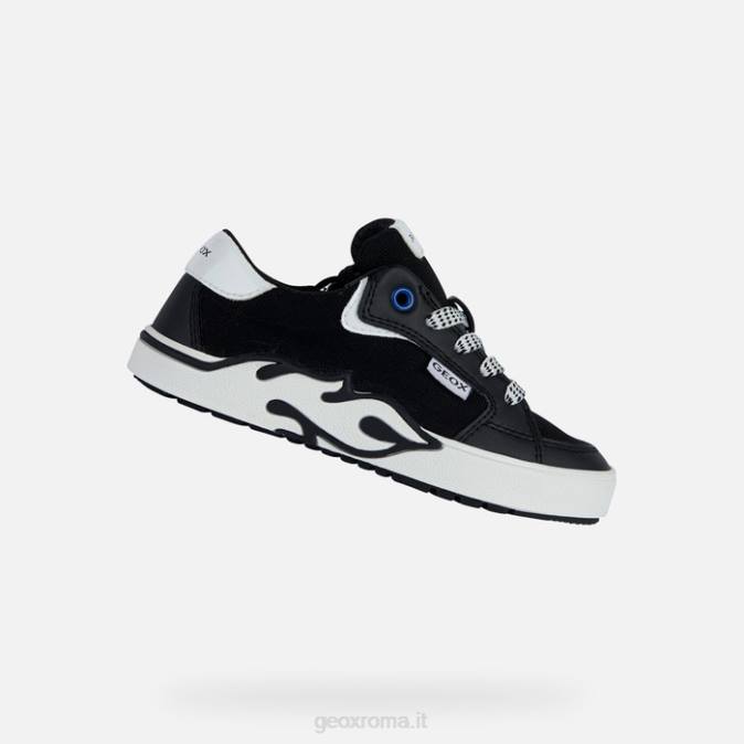 ragazzo alfabetico FX0W1949 nero bianco Geox