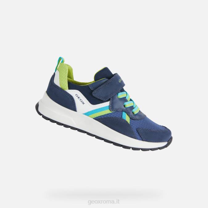ragazzo brizzolato FX0W1394 marina/lime Geox