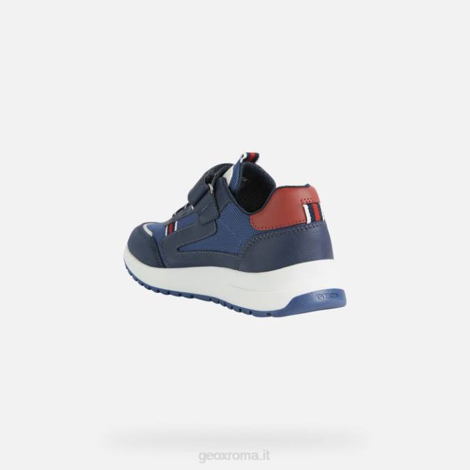 ragazzo brizzolato FX0W1980 blu marino/rosso Geox