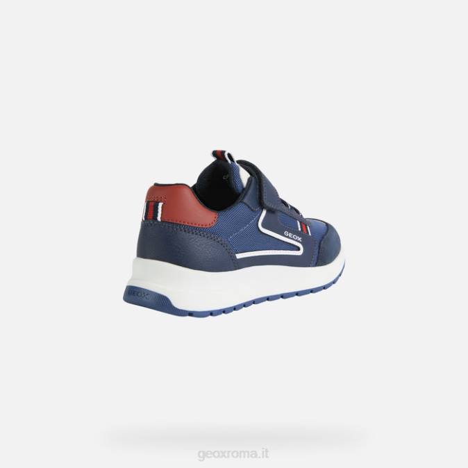 ragazzo brizzolato FX0W1980 blu marino/rosso Geox