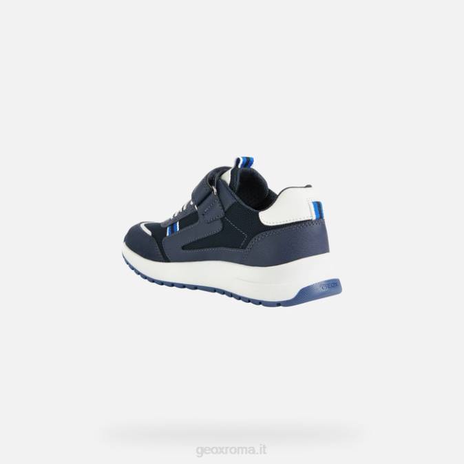 ragazzo brizzolato FX0W1981 blu marino/bianco Geox