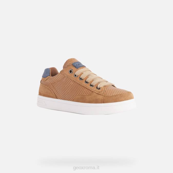 ragazzo djrock FX0W1383 cognac/blu marino Geox