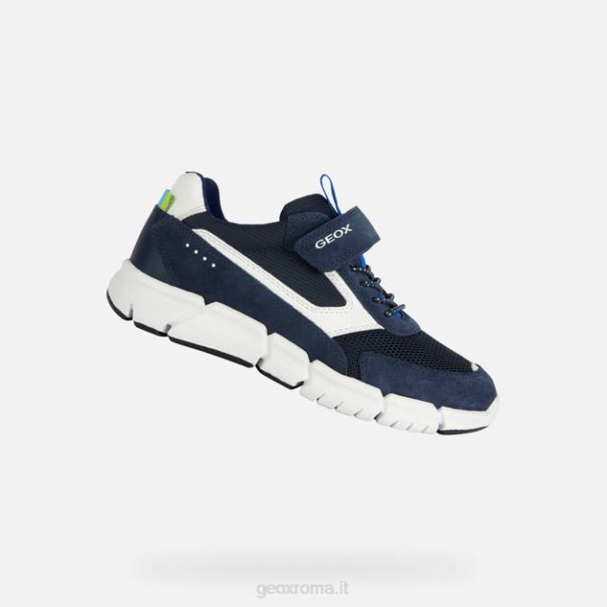 ragazzo flessibile FX0W1968 blu marino/bianco Geox