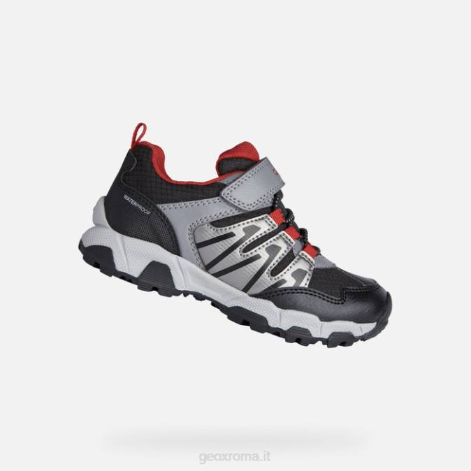 ragazzo magnetar FX0W1364 nero rosso Geox