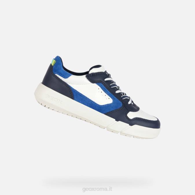 ragazzo mio FX0W1952 bianco militare Geox