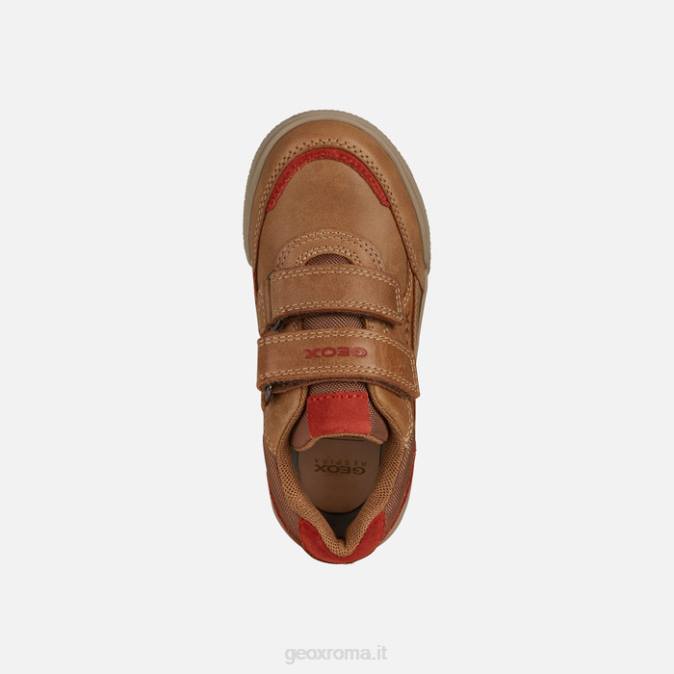 ragazzo poseido FX0W1411 cognac/rosso Geox