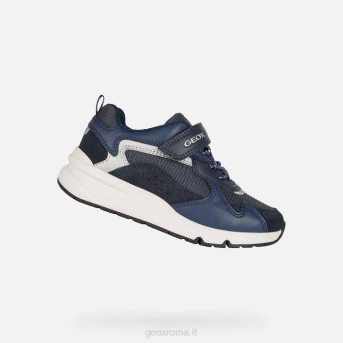 ragazzo solitario FX0W1327 marina/argento Geox