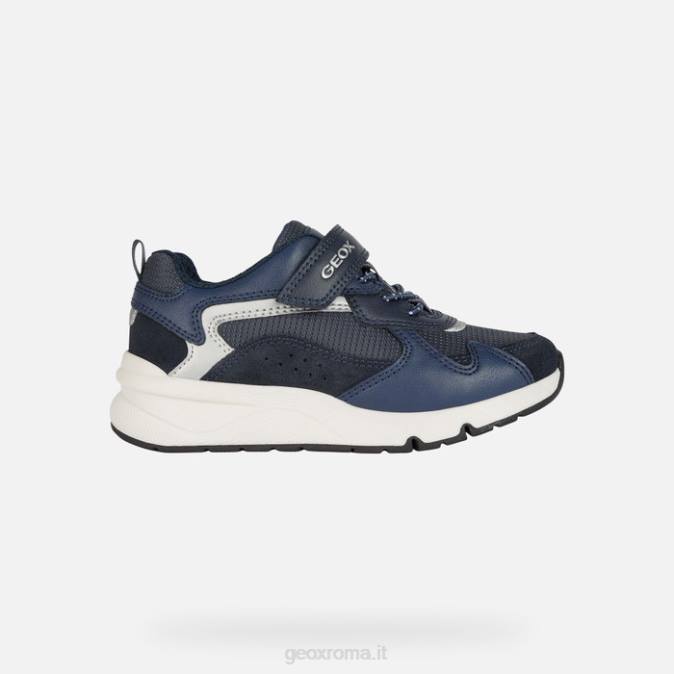 ragazzo solitario FX0W1327 marina/argento Geox