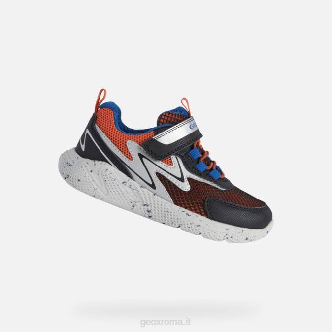 ragazzo sprint FX0W1289 arancione/nero Geox