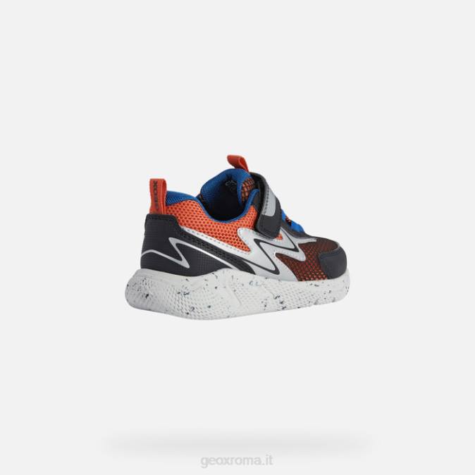 ragazzo sprint FX0W1289 arancione/nero Geox