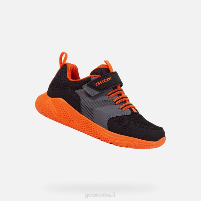 ragazzo sprint FX0W1310 nero/arancione Geox