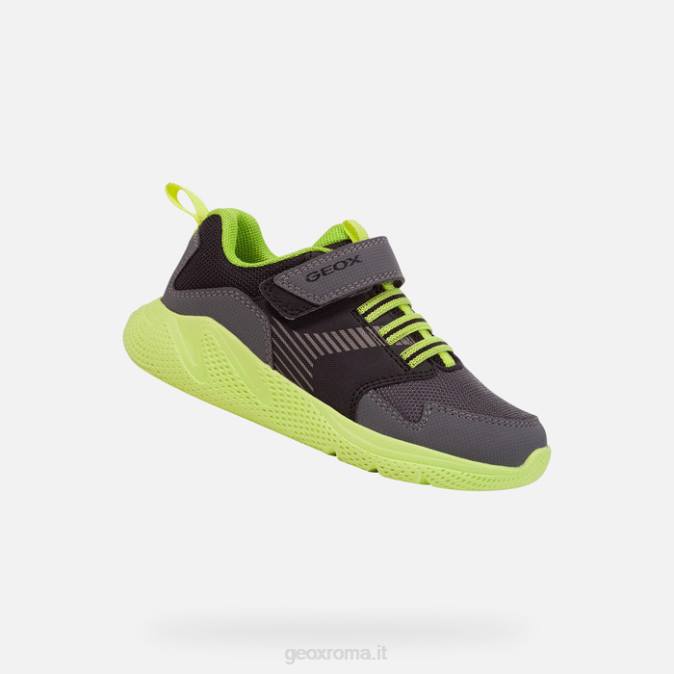 ragazzo sprint FX0W1311 grigio scuro/lime Geox