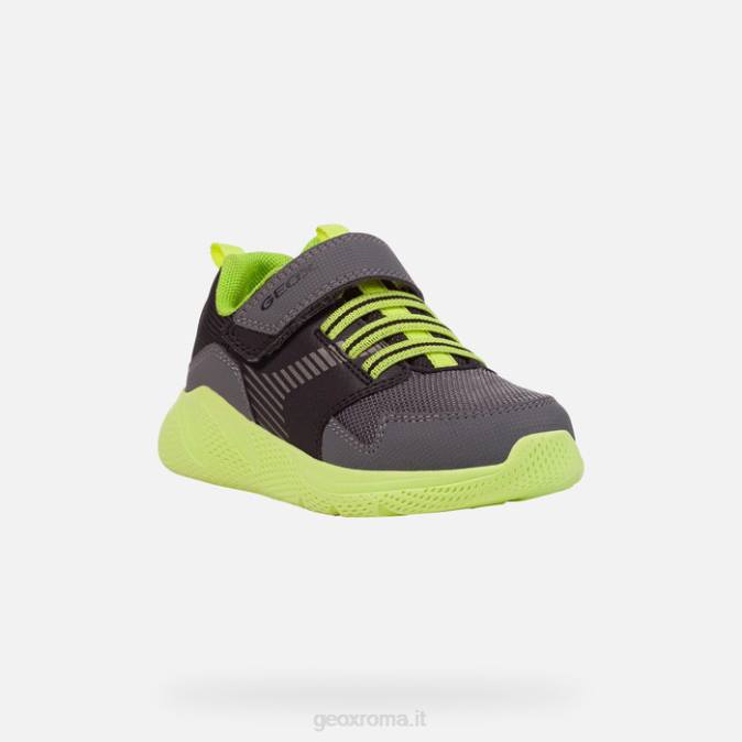 ragazzo sprint FX0W1311 grigio scuro/lime Geox