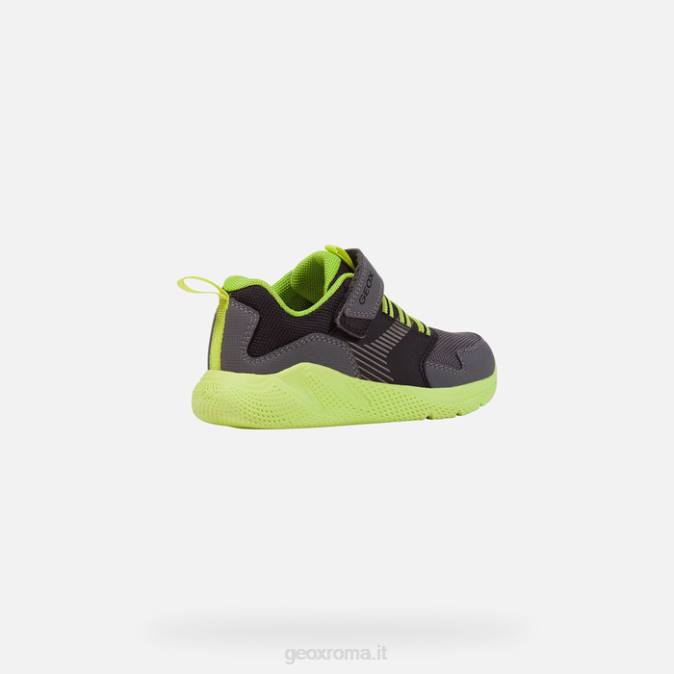 ragazzo sprint FX0W1311 grigio scuro/lime Geox